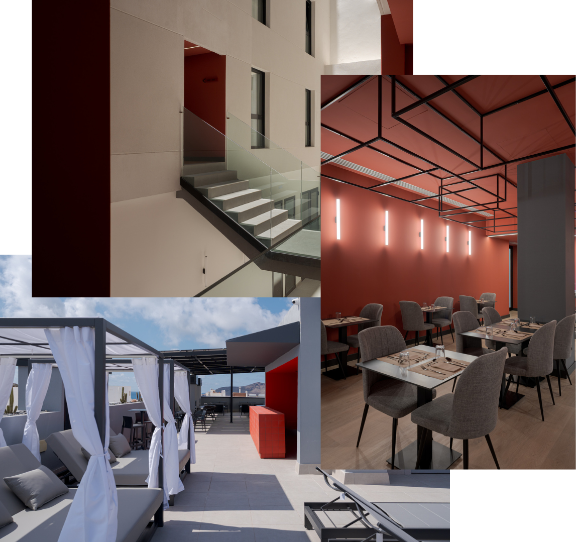 Hotel LIVVO La Escarlata collage